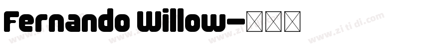 Fernando Willow字体转换
